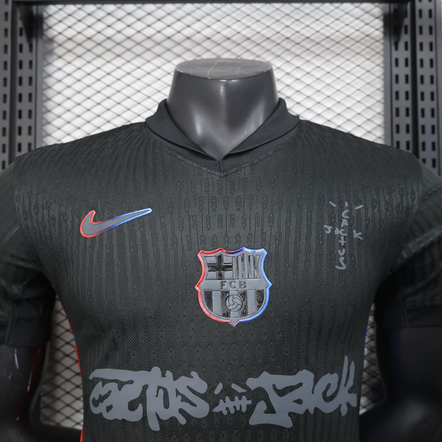 Barcelona Clasico Travis Scott Away Jersey Black