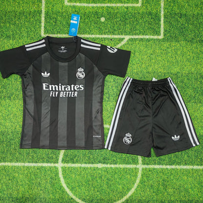 Real Madrid Kids Kit Black Version 25/26